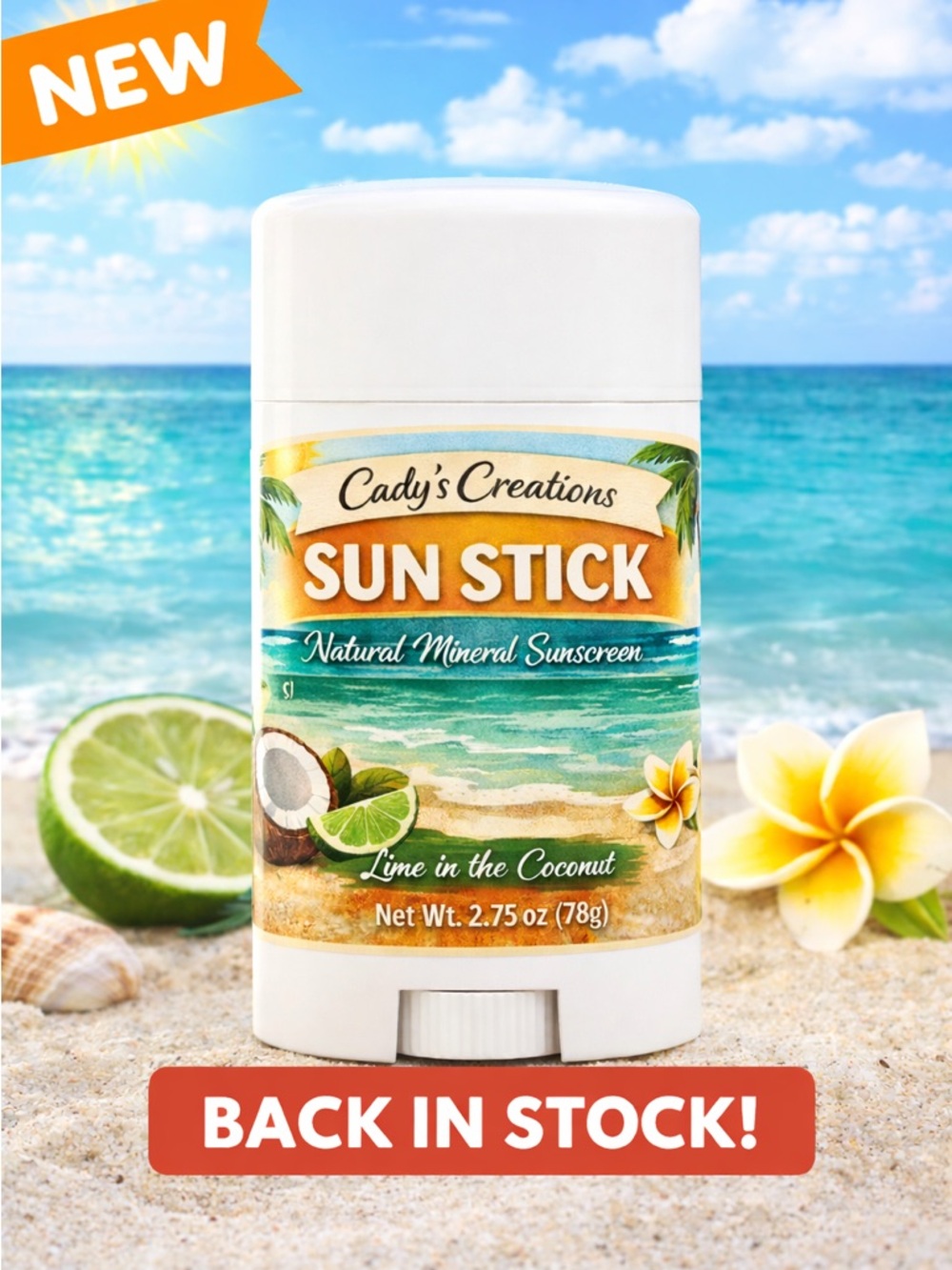 Lime in the Coconut Tropical Sun Stick
